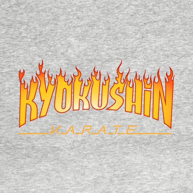 Kyokushin Karate Flame Logo by sparklellama